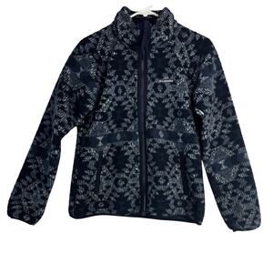 Columbia Sportswear Big Timber Peak Printed Sherpa Full Zip Jacket size XS